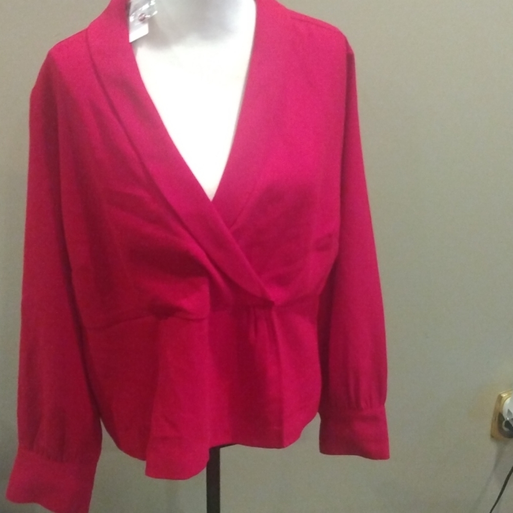 Brand new J Crew v-neck plus size blouse